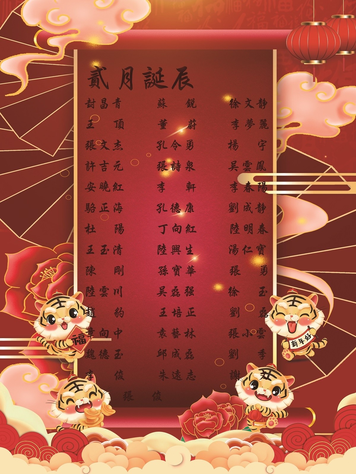 【生日祝?！抗ё?2月生日的員工生日快樂！